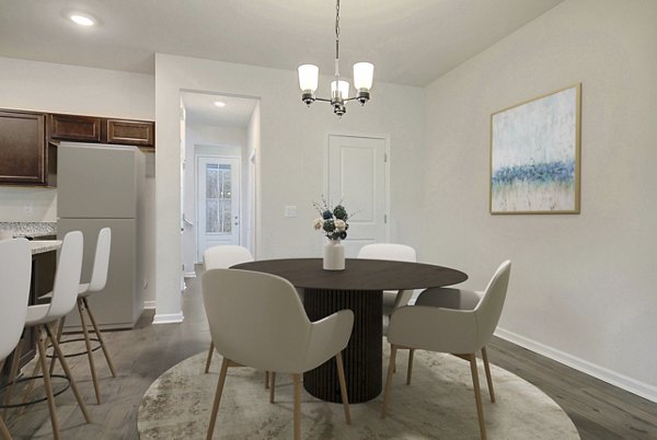 dining room at Berkeley Homes Apartments