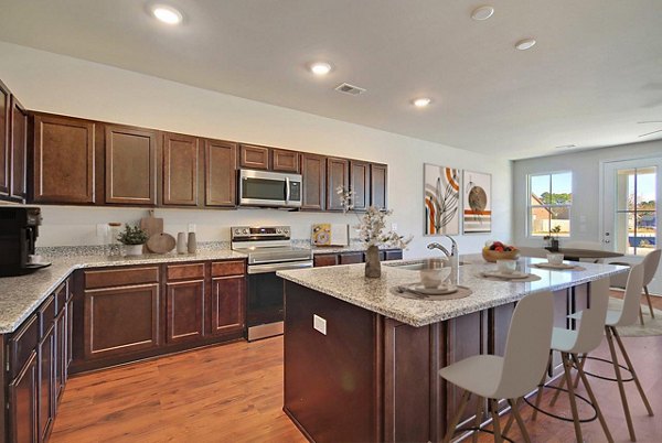 kitchen at Berkeley Homes Apartments