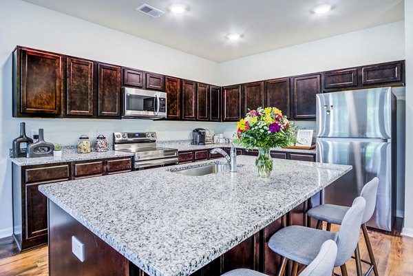 kitchen at Berkeley Homes Apartments