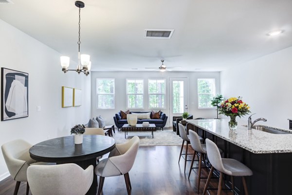 living room at Berkeley Homes Apartments