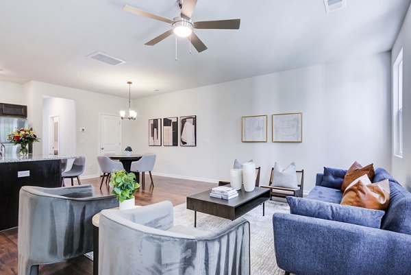 living room at Berkeley Homes Apartments