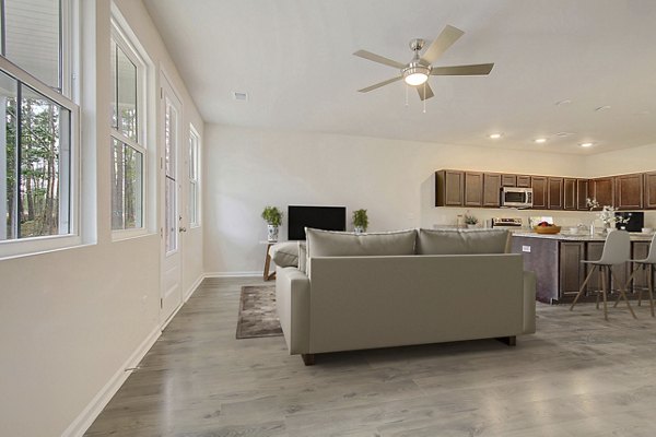 living room at Berkeley Homes Apartments