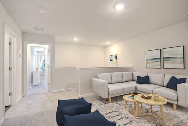 upstairs living room at Berkeley Homes Apartments