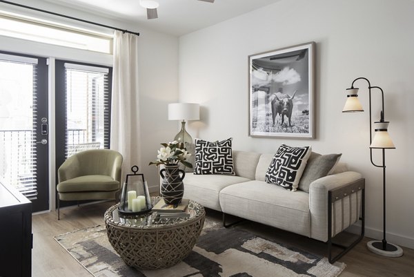 living room at Broadstone Cross Creek Ranch Apartments