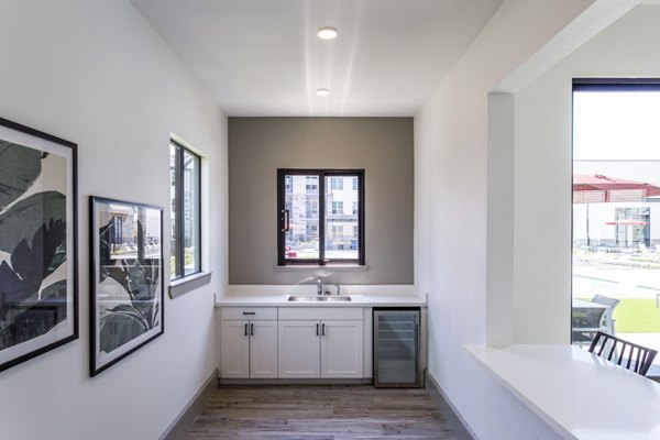 Elegant clubhouse featuring modern decor at Broadstone Jordan Ranch Apartments
