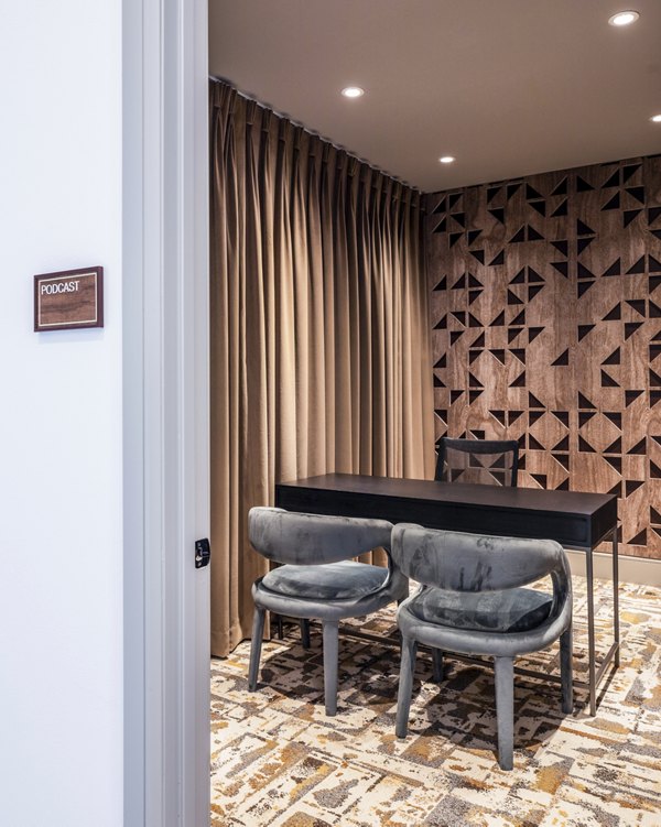 Elegant clubhouse with modern decor at Broadstone Jordan Ranch Apartments