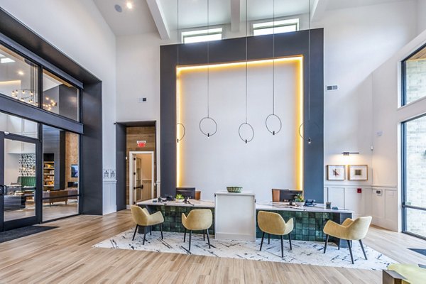 Elegant clubhouse and leasing office at Lenox Grand West Apartments