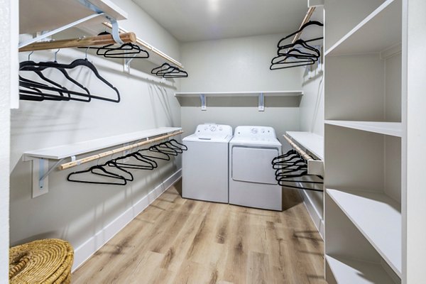 laundry room/bedroom closet at Lenox Grand West Apartments