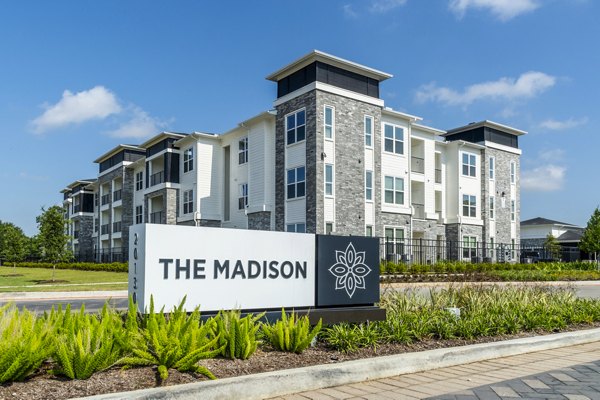 signage at The Madison Apartments