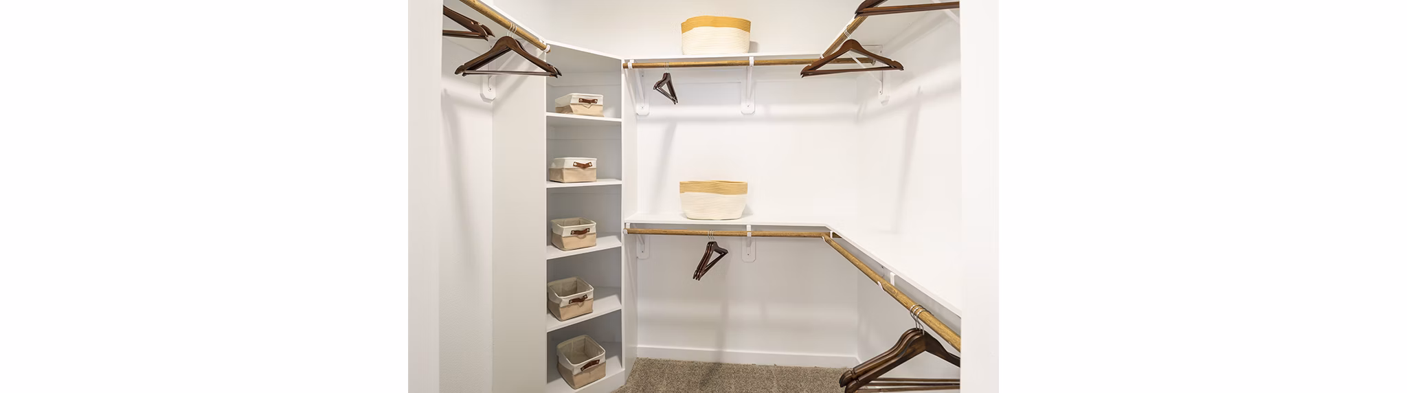 closet at The Madison Apartments