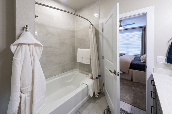 bathroom at The Madison Apartments