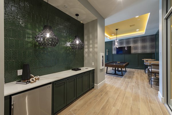 game room at The Madison Apartments