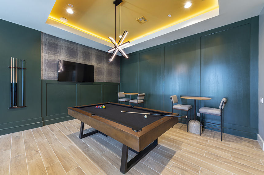 Game room at The Madison