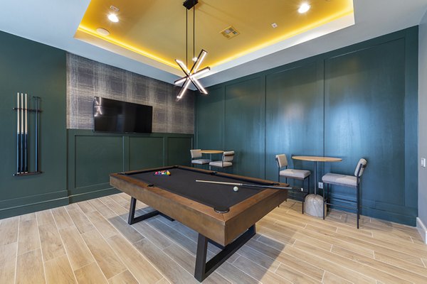 game room at The Madison Apartments