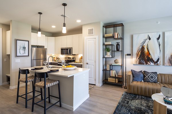 living room at The Madison Apartments