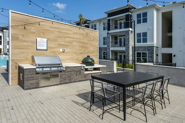 grill area at The Madison Apartments