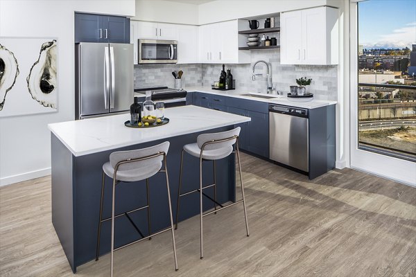 kitchen at Broadstone Claro Apartments