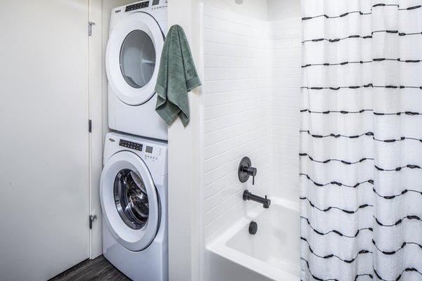 laundry room at Broadstone Claro Apartments