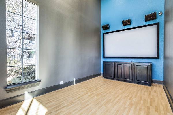 clubhouse theater at Cross Creek at Grapevine Ranch Apartments