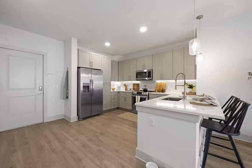 kitchen at Lakehouse on Wylie Apartments