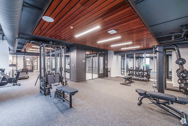 fitness center at Atlantic on Romney Apartments