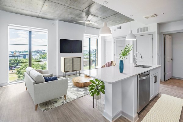 kitchen at Atlantic on Romney Apartments