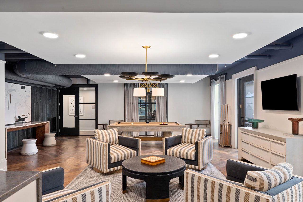 Game room at Atlantic On Romney Apartments (1 of 2)