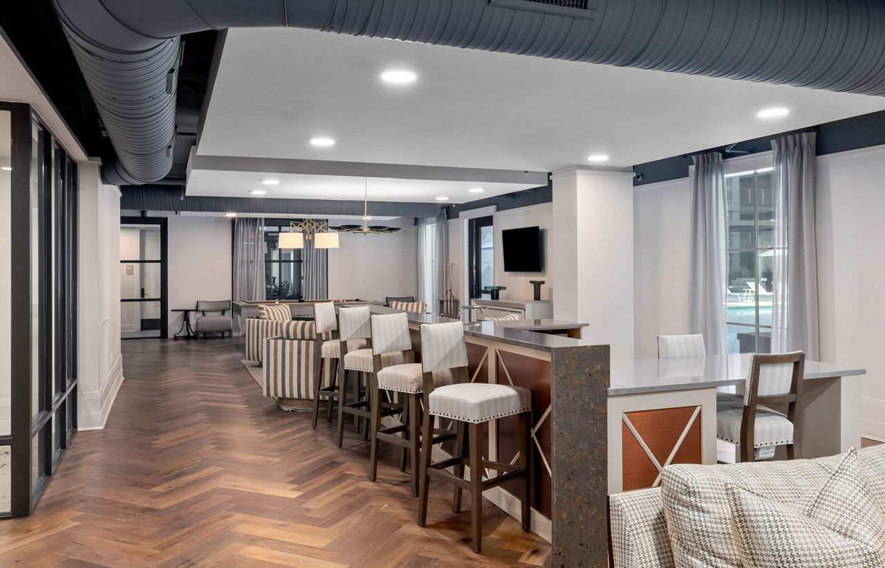 Lounge at Atlantic On Romney Apartments (2 of 3)