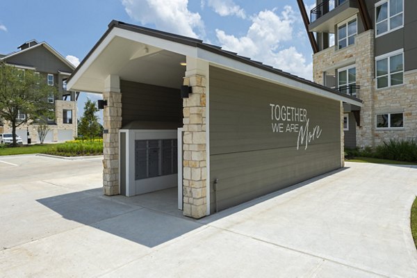 Mail room with package lockers at Creekside Park The Grove Apartments