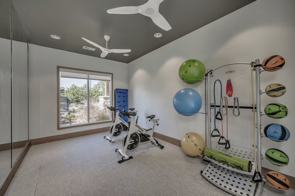 State-of-the-art fitness center at Creekside Park The Residences featuring modern equipment and spacious workout areas