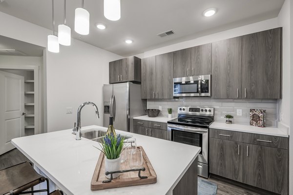 kitchen at Creekside Park The Residences