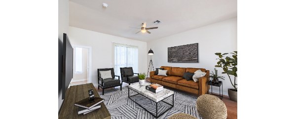 living room at The Dylan Apartments