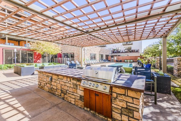 grill area/patio at The Dylan Apartments