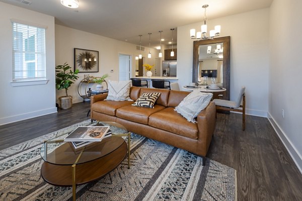 living room at Lakeside Row Apartments