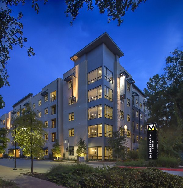 exterior at The Millennium Six Pines Apartments