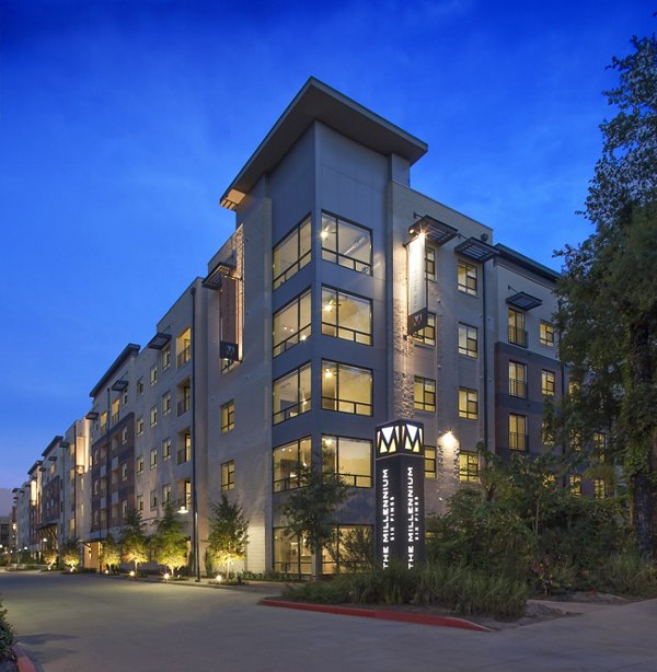 exterior at The Millennium Six Pines Apartments