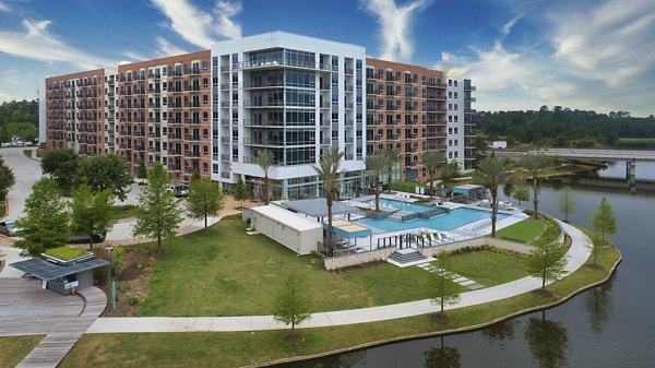 Two Lakes Edge: Luxury apartments in Hughes Landing, The Woodlands, Texas, offering exceptional design and ideal location