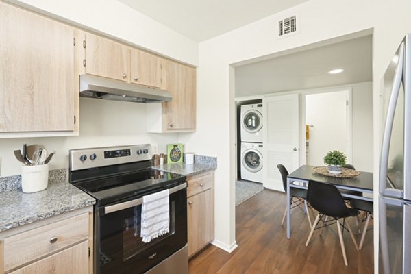 kitchen at Ducks Village Apartments