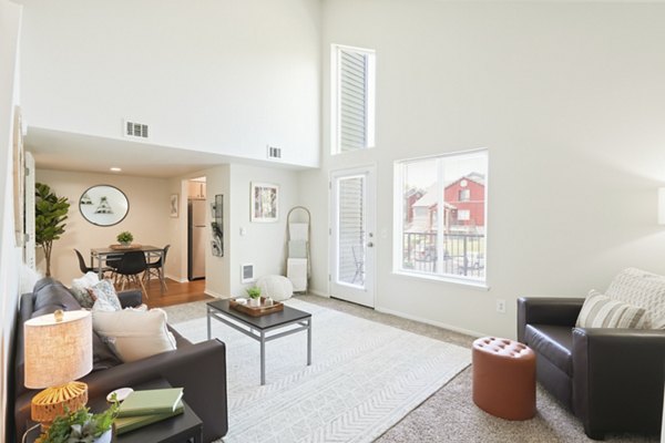 living room at Ducks Village Apartments