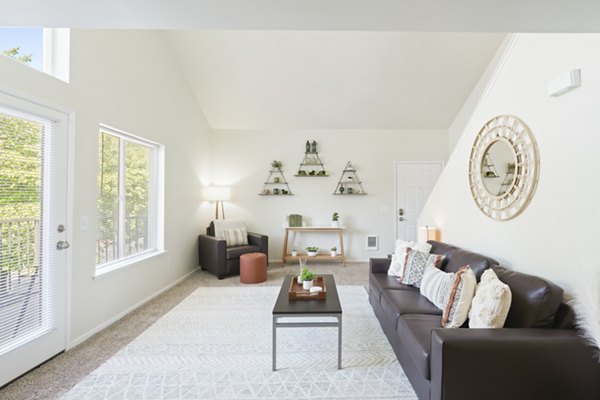 living room at Ducks Village Apartments