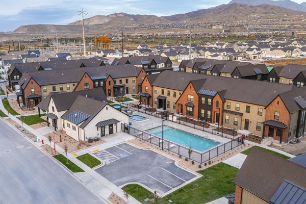 building/exterior at Drexler Townhomes at Holbrook Farms Apartments
