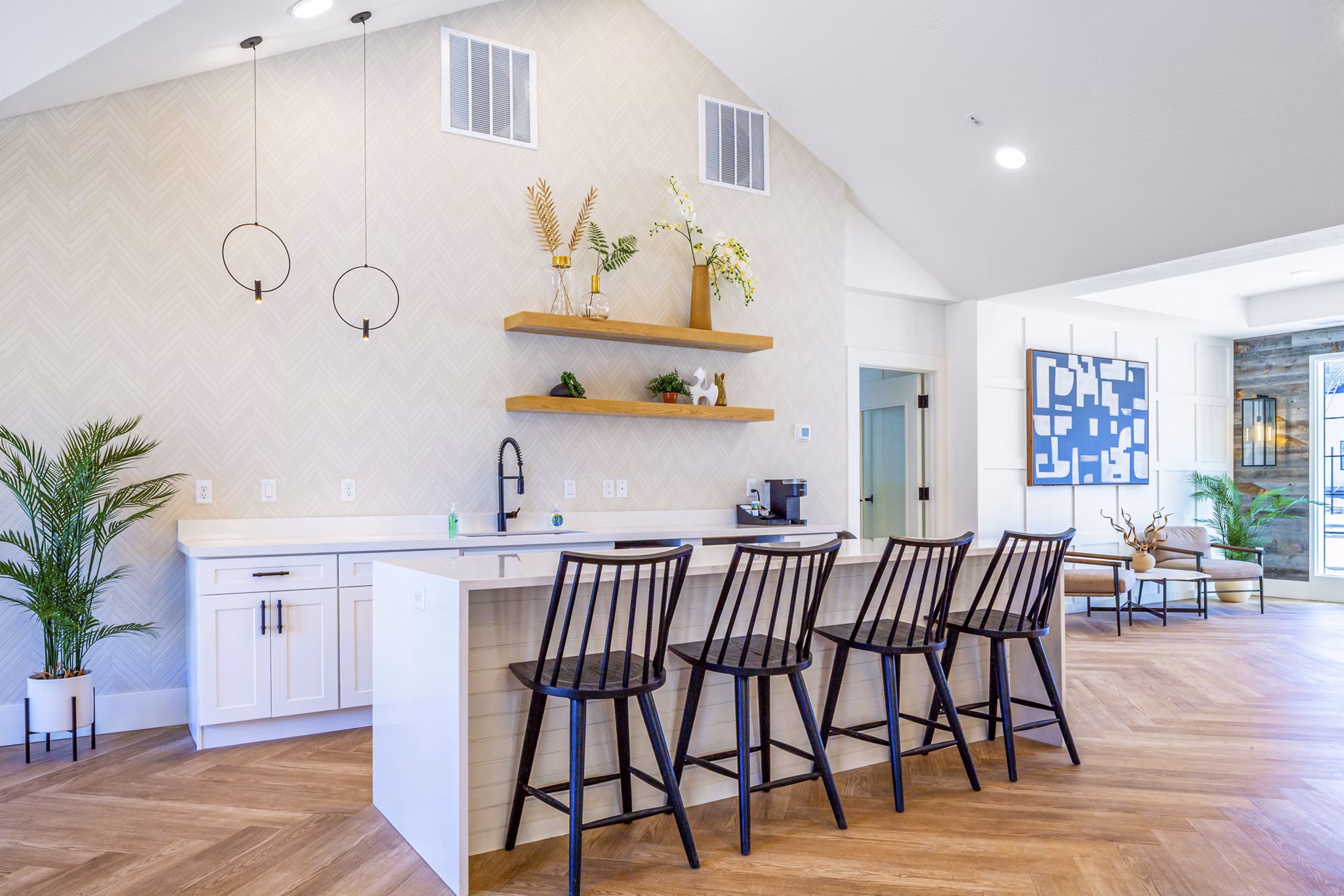 clubhouse at Drexler Townhomes at Holbrook Farms Apartments