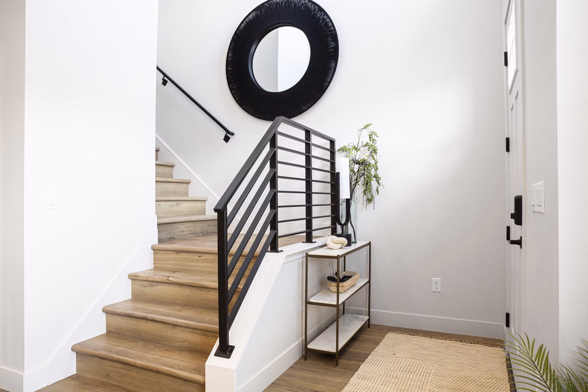 living room at Drexler Townhomes at Holbrook Farms Apartments