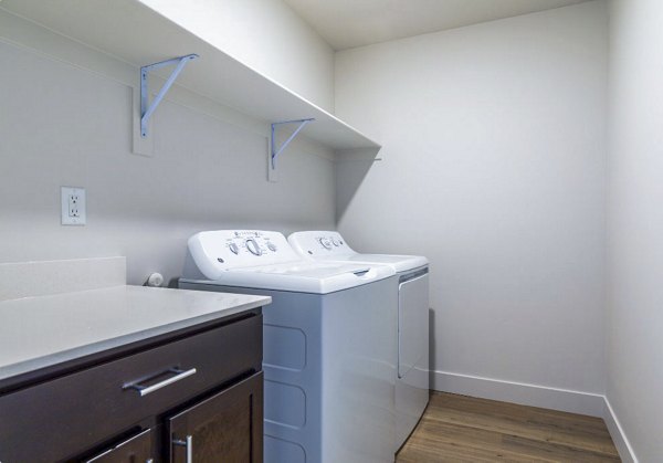 laundry room at Drexler Townhomes at Holbrook Farms