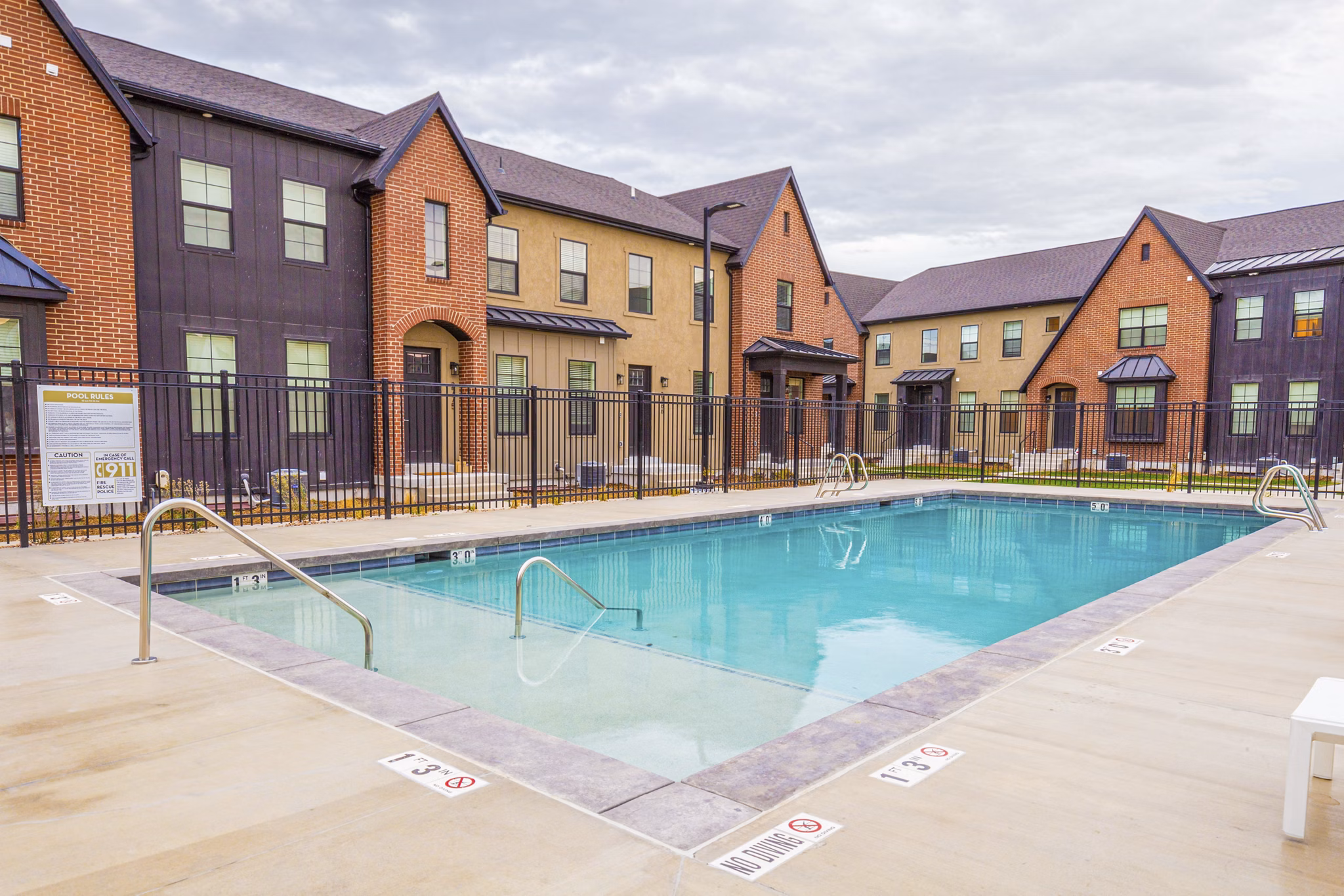 pool at Drexler Townhomes at Holbrook Farms Apartments