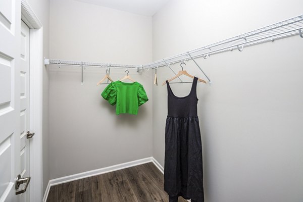 bedroom closet at Reserve at Kirkwood Apartments