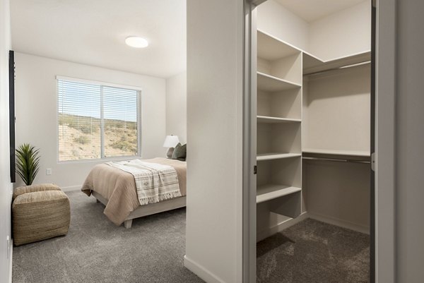 Spacious kitchen with marble countertops and modern appliances in Black Ridge Cove Apartments
