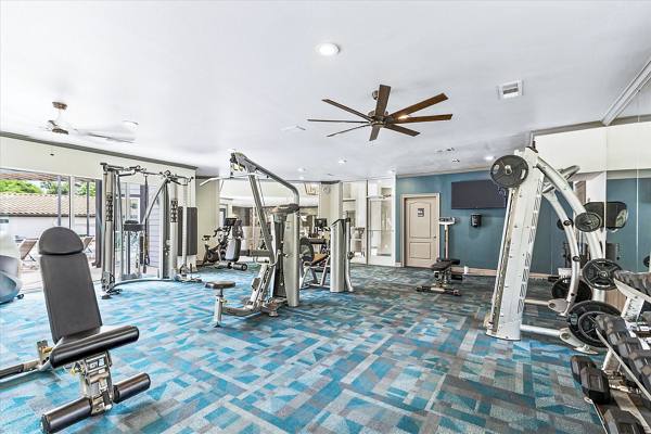 fitness center at Sorrento Apartments