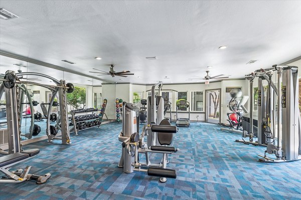 fitness center at Sorrento Apartments