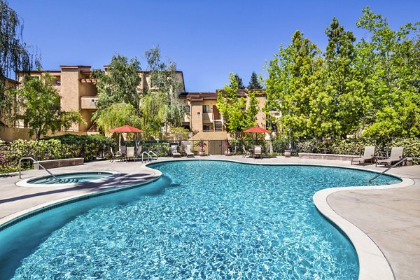 pool at mResidences Silicon Valley Apartments